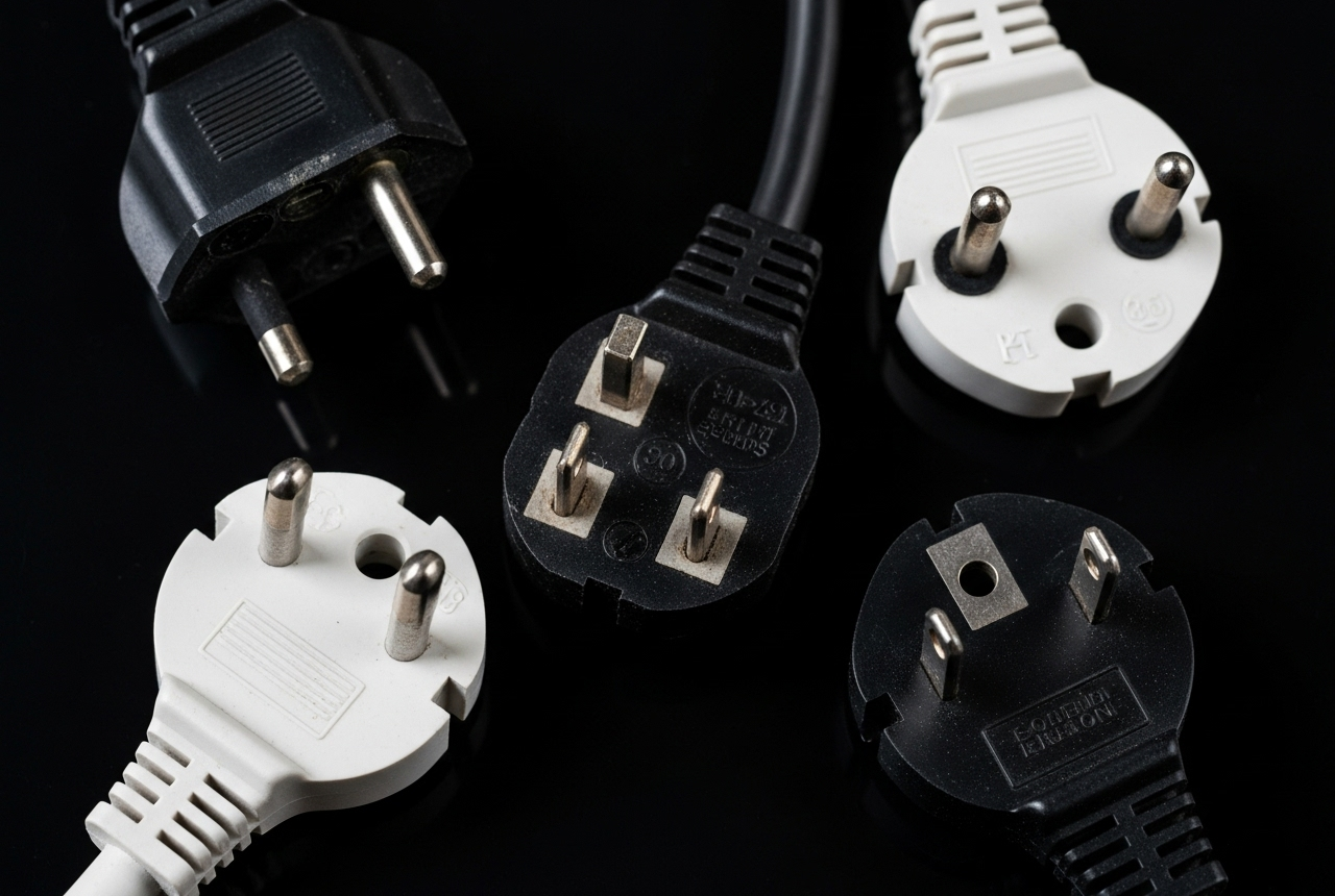 three pin plugs