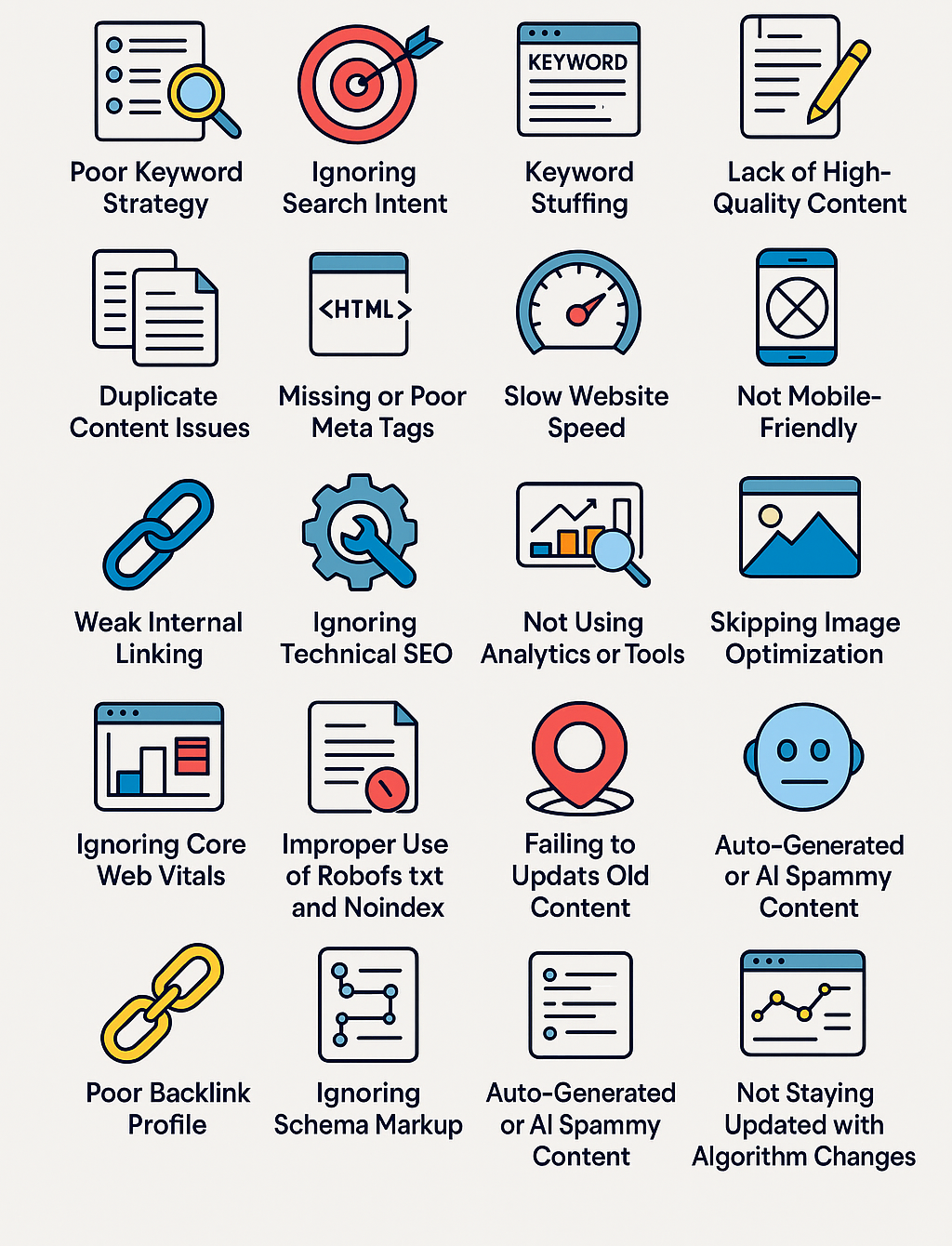 Ignoring Technical SEO